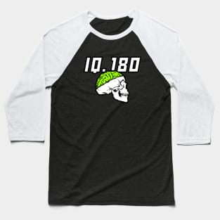 Skull IQ.180 Baseball T-Shirt